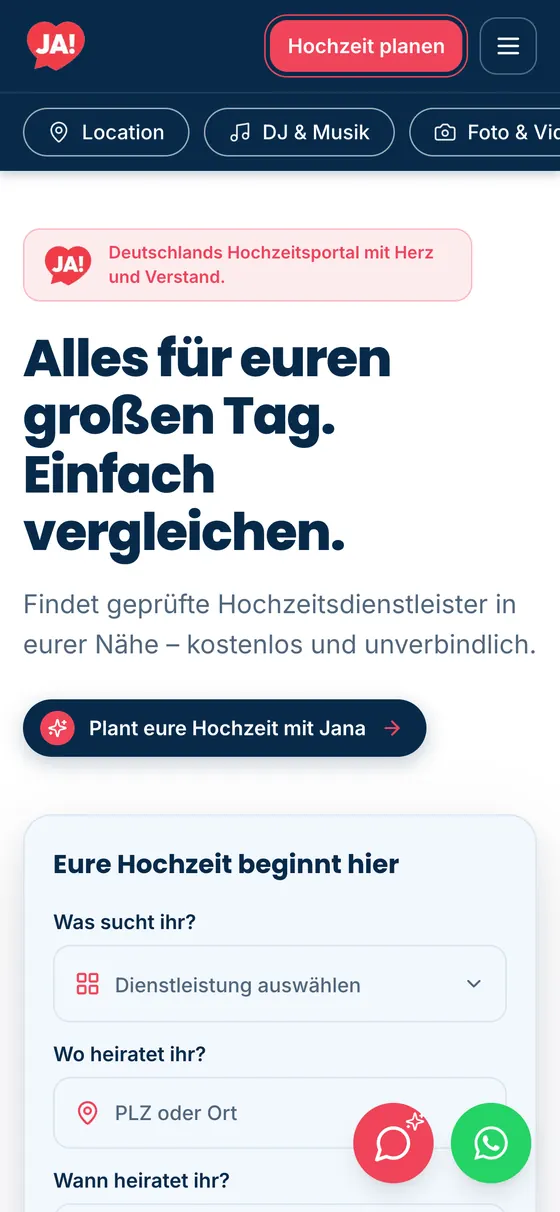 deutschlandheiratet.de am Handy