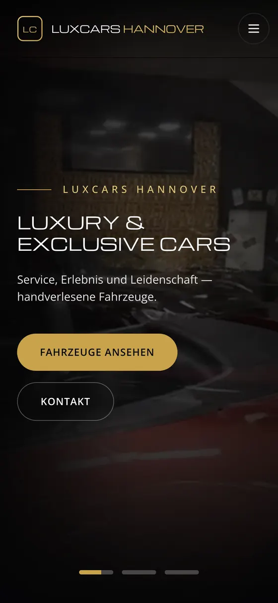 LUX Cars Hannover am Handy