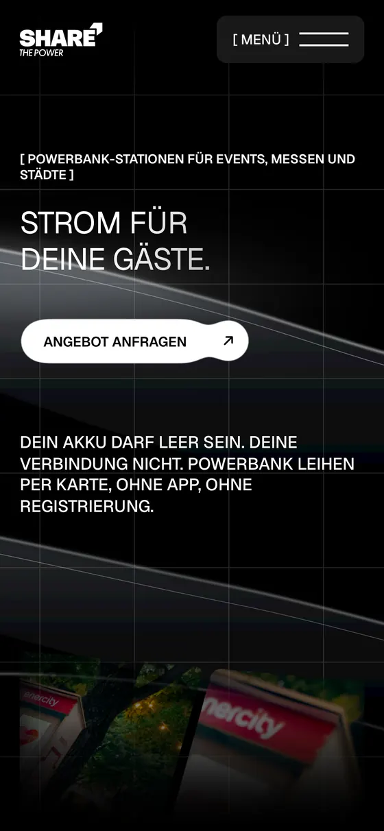 SHARE am Handy
