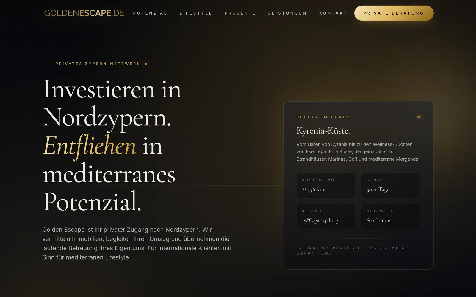 Startseite Golden Escape